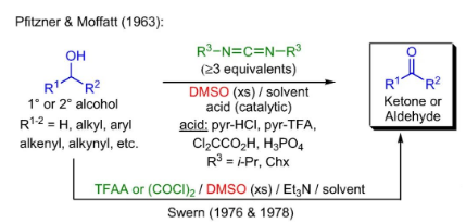 Pfitzner-Moffatt oxidation and Swern oxidation