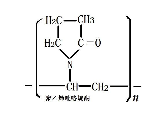Polyvinylpyrrolidone chemical formula