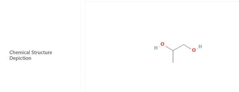 1.2 Propylene glycol molecular formula